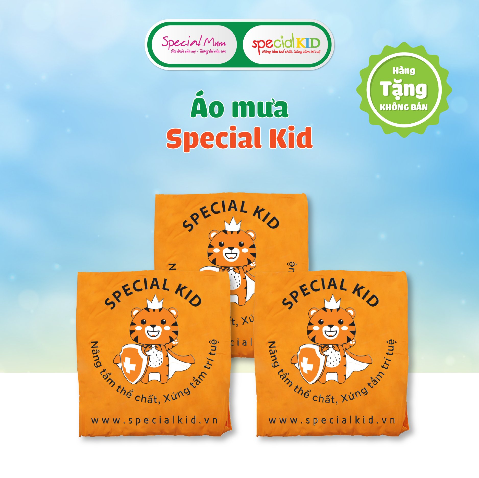 [QUÀ TẶNG KHÔNG BÁN] 🎁 Áo mưa cánh dơi 🎁 Chất liệu Cao Cấp [ Special Kid ]