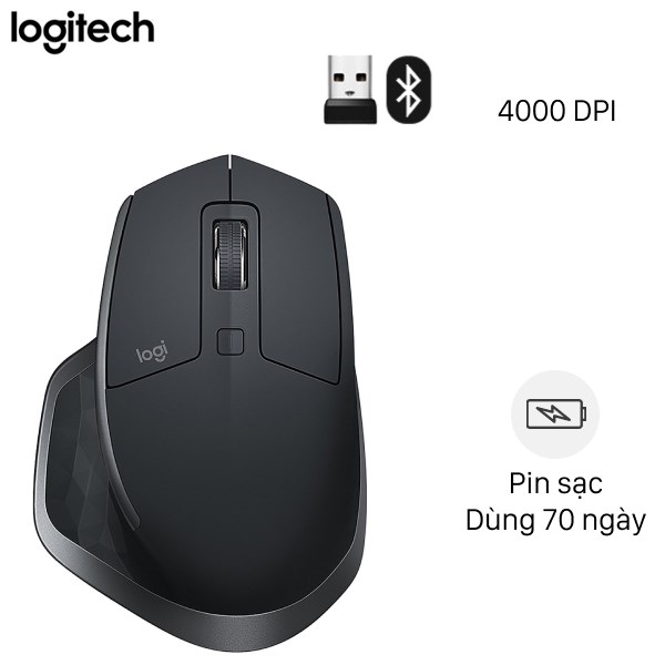 Chuột Văn Phòng Không Dây Logitech MX Master 2S