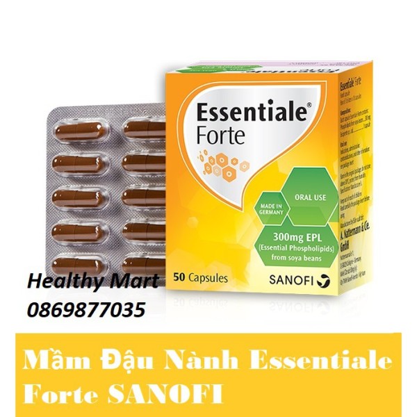Viên Uống Đậu Nành Essential Forte Sanofi - Hộp 50 Viên cao cấp