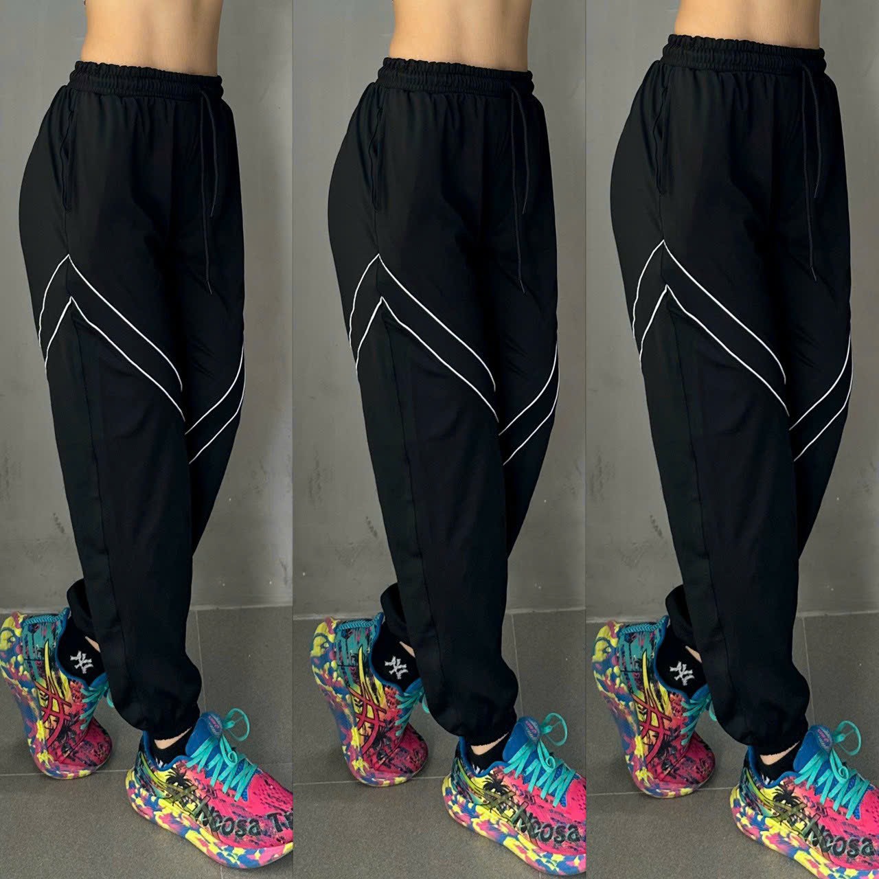 Quần jogger dài thể thao chất thun lạnh co giãn 4 chiều
