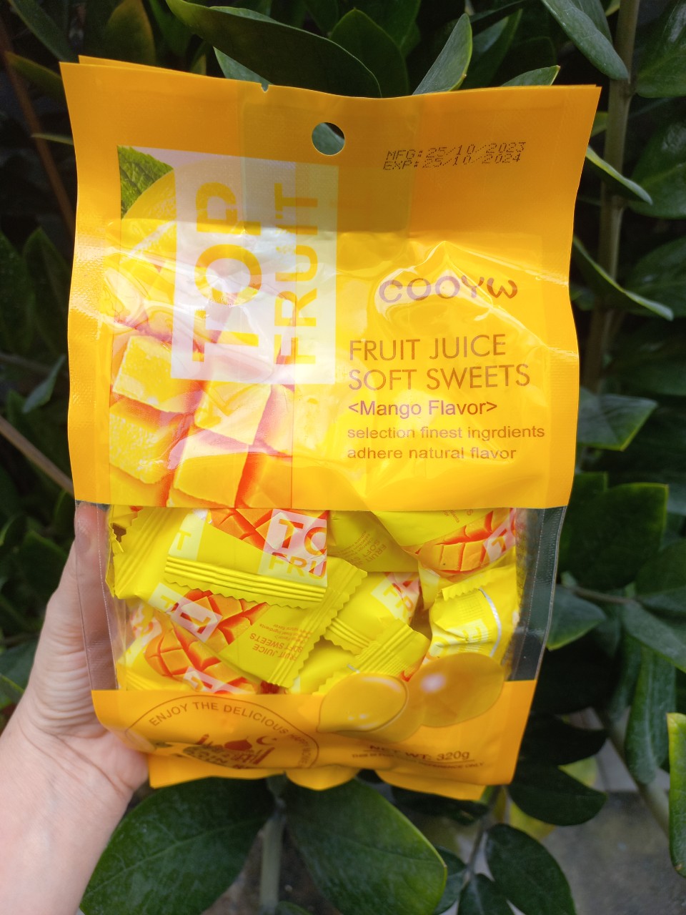 Gói kẹo dẻo trái cây Top Fruit 320g