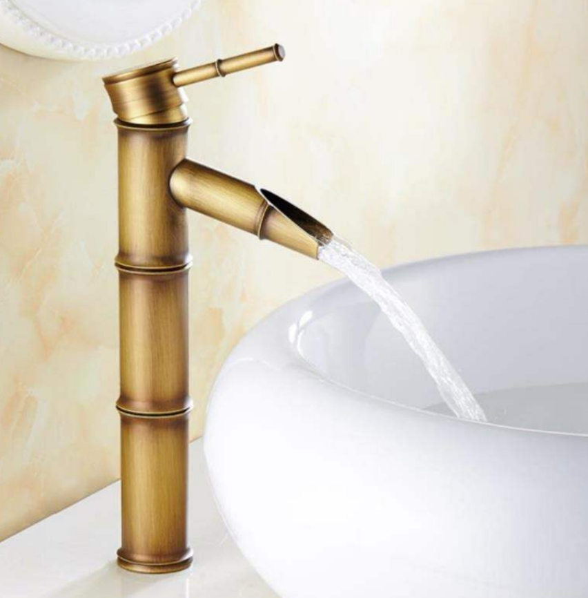 Vòi Lavabo cao giả cổ nóng lạnh MS8