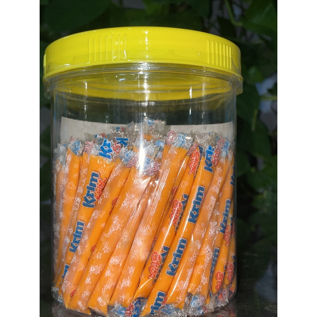 Krim Stix Soft Candy Cheese Flavor (Box of 100 Pieces X 4.3g)