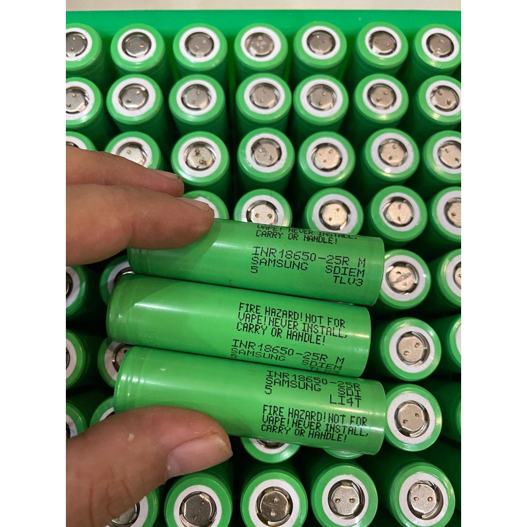 Pin SamSung 25R date mới chính Hãng ~2500mah tháo khối.