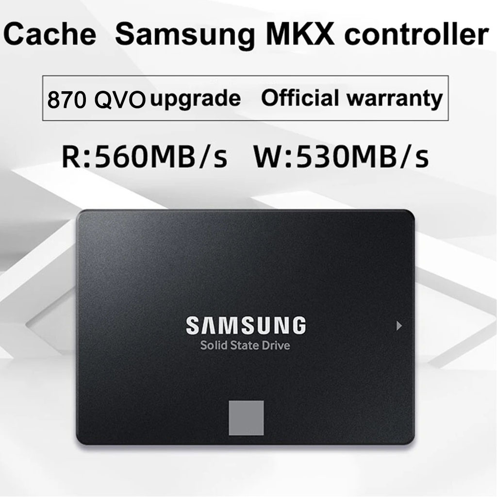 Samsung SSD 870 QVO Solid State Drive 128GB/256GB/512GB 2.5-inch Internal Solid State Drive