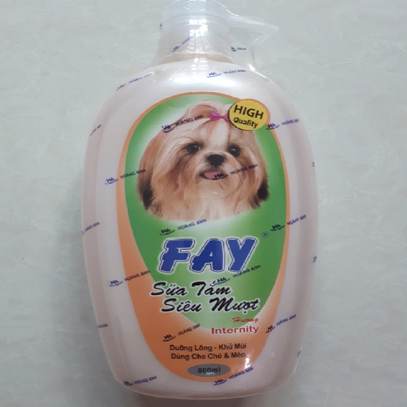 Sữa Tắm Cho Chó Fay Siêu Mượt Hương Internity 800ml