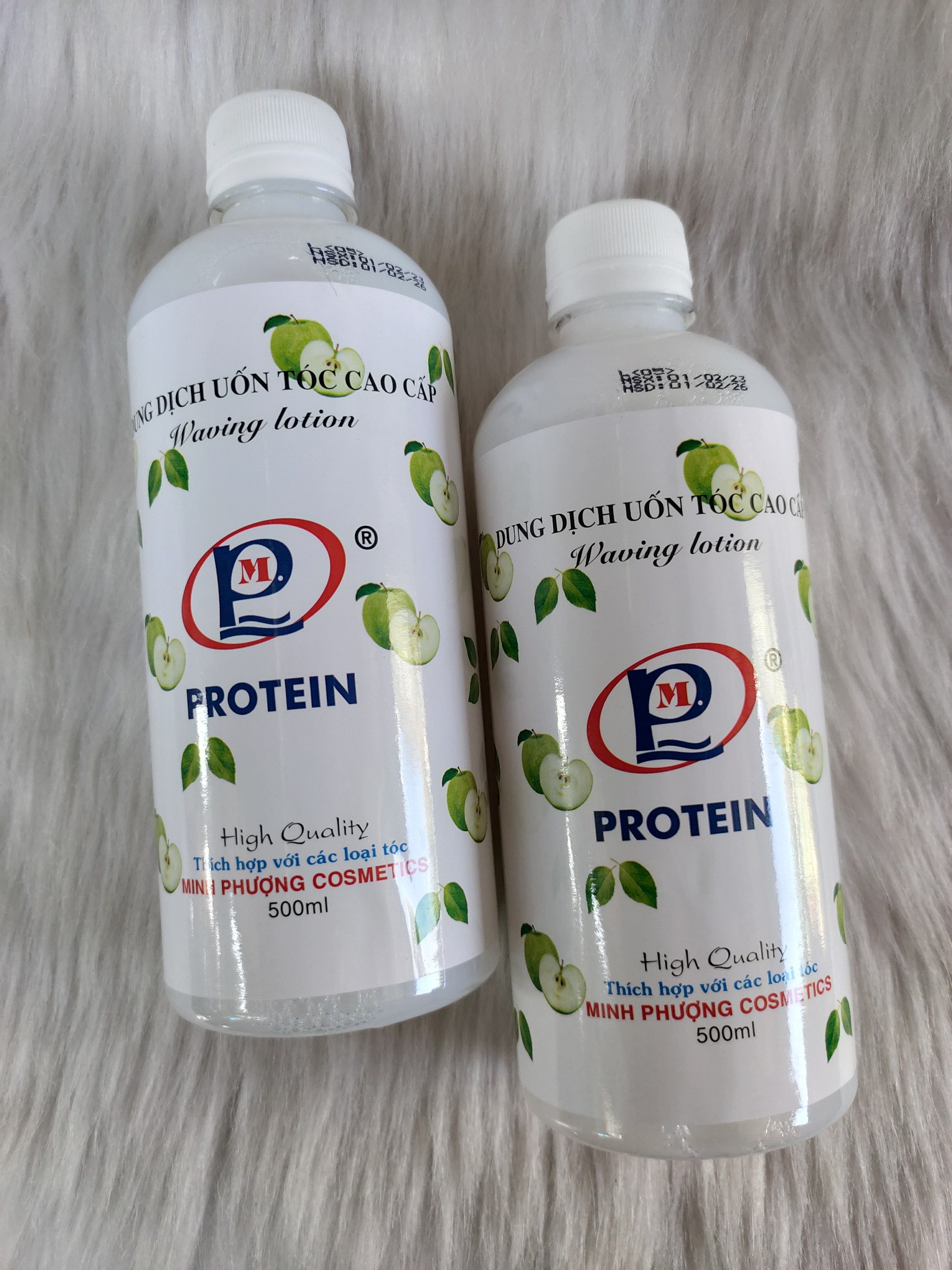 Dung dịch uốn lạnh bình dân trái táo
