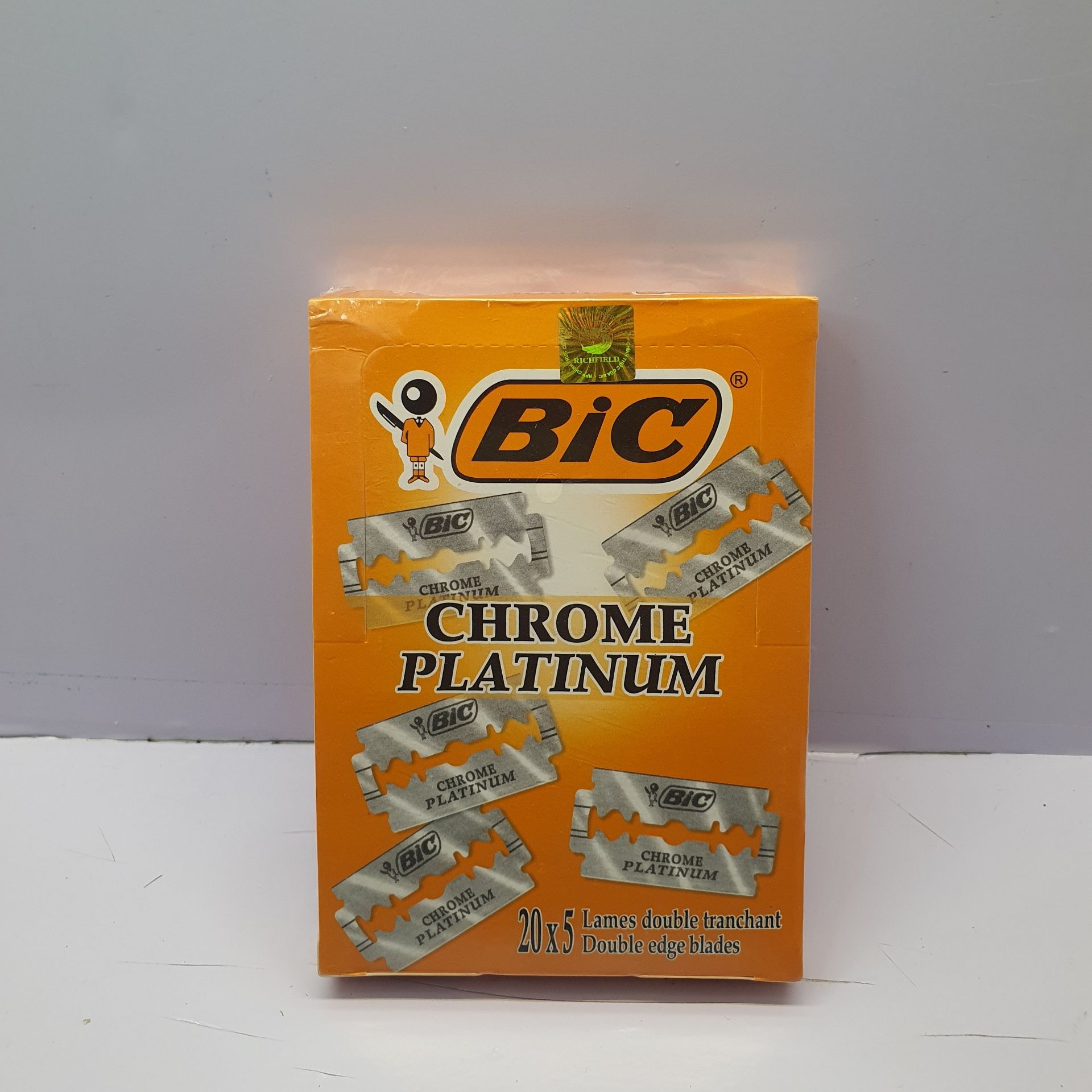 Hộp 100 lưỡi lam Bic Hy Lạp ( 20 Hộp x 5 lưỡi )