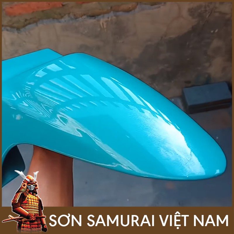 Sơn xịt Samurai Màu xanh Tosca - 322 (nitron) 400ml