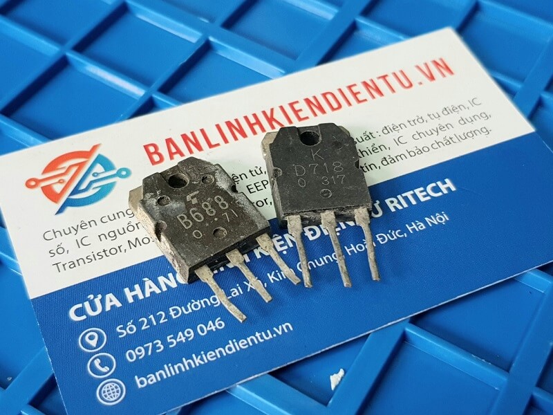 D718 b688 cặp transistor 8a 120v to-3p