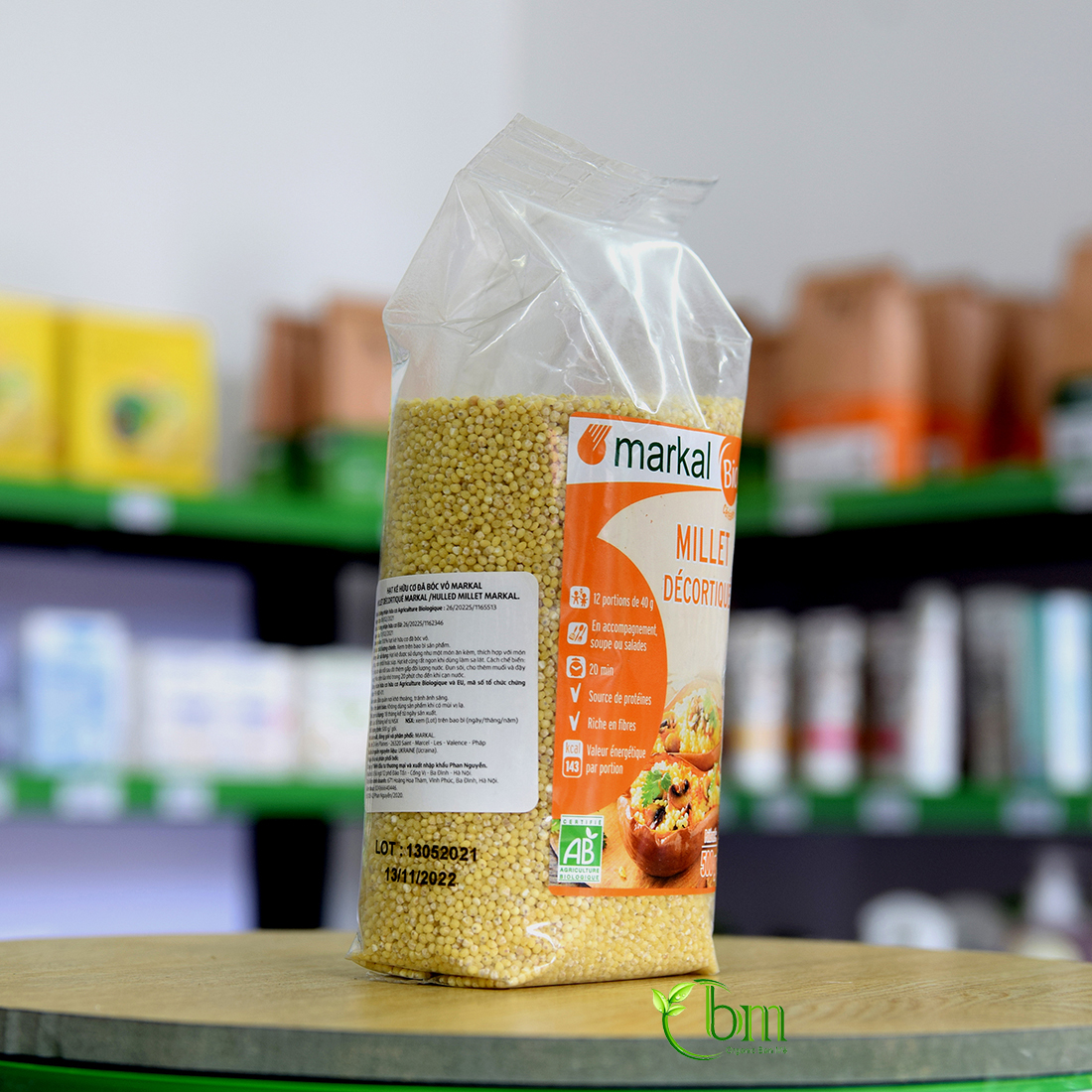 Hạt kê vàng hữu cơ 500g - Markal / Sotto