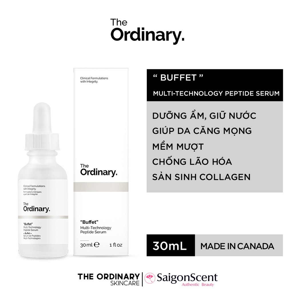 [HCM]Tinh Chất The Ordinary Buffet ( 30mL )