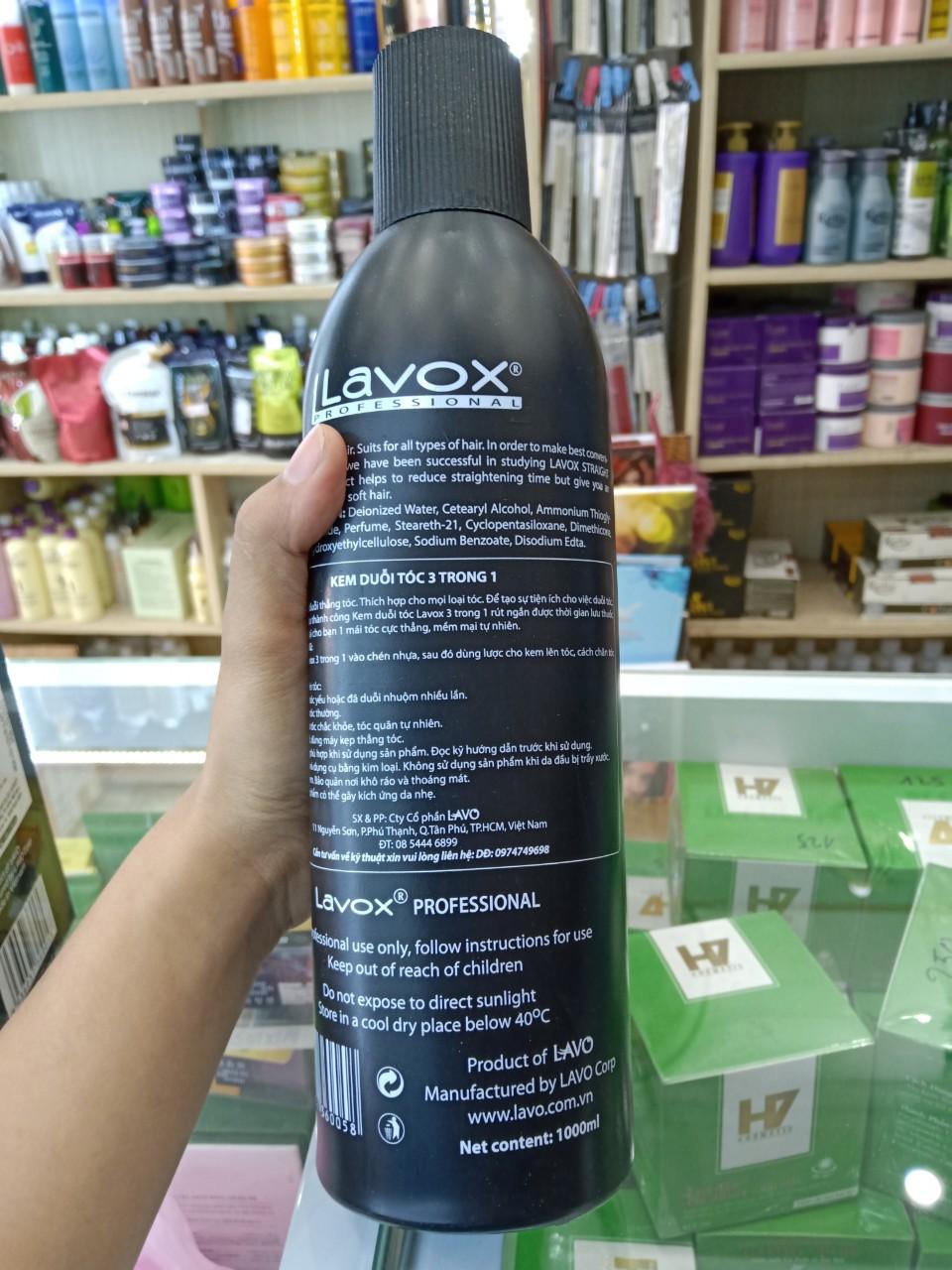 Duỗi tóc thẳng 3in1 Lavox 500ML