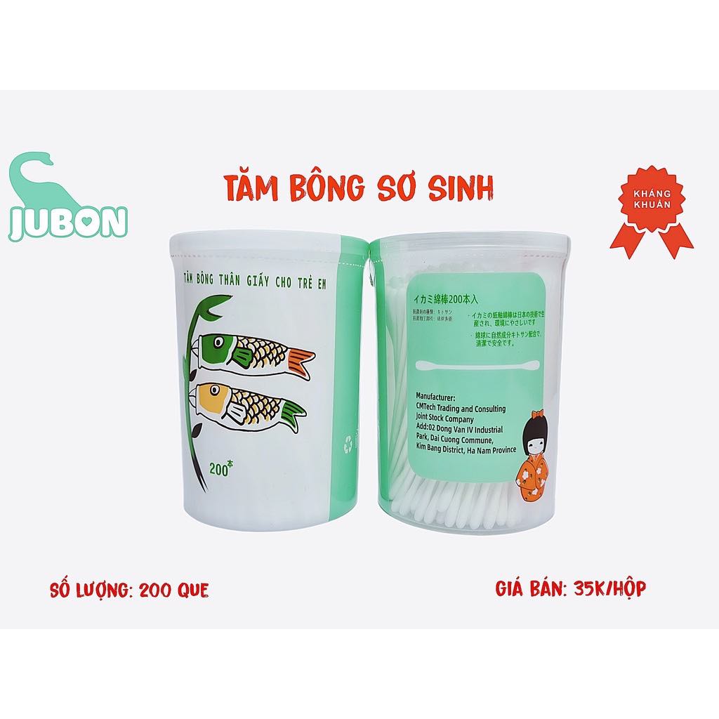 Tăm Bông Ikami - Jubon Dành Cho Bé Sơ Sinh 0M+