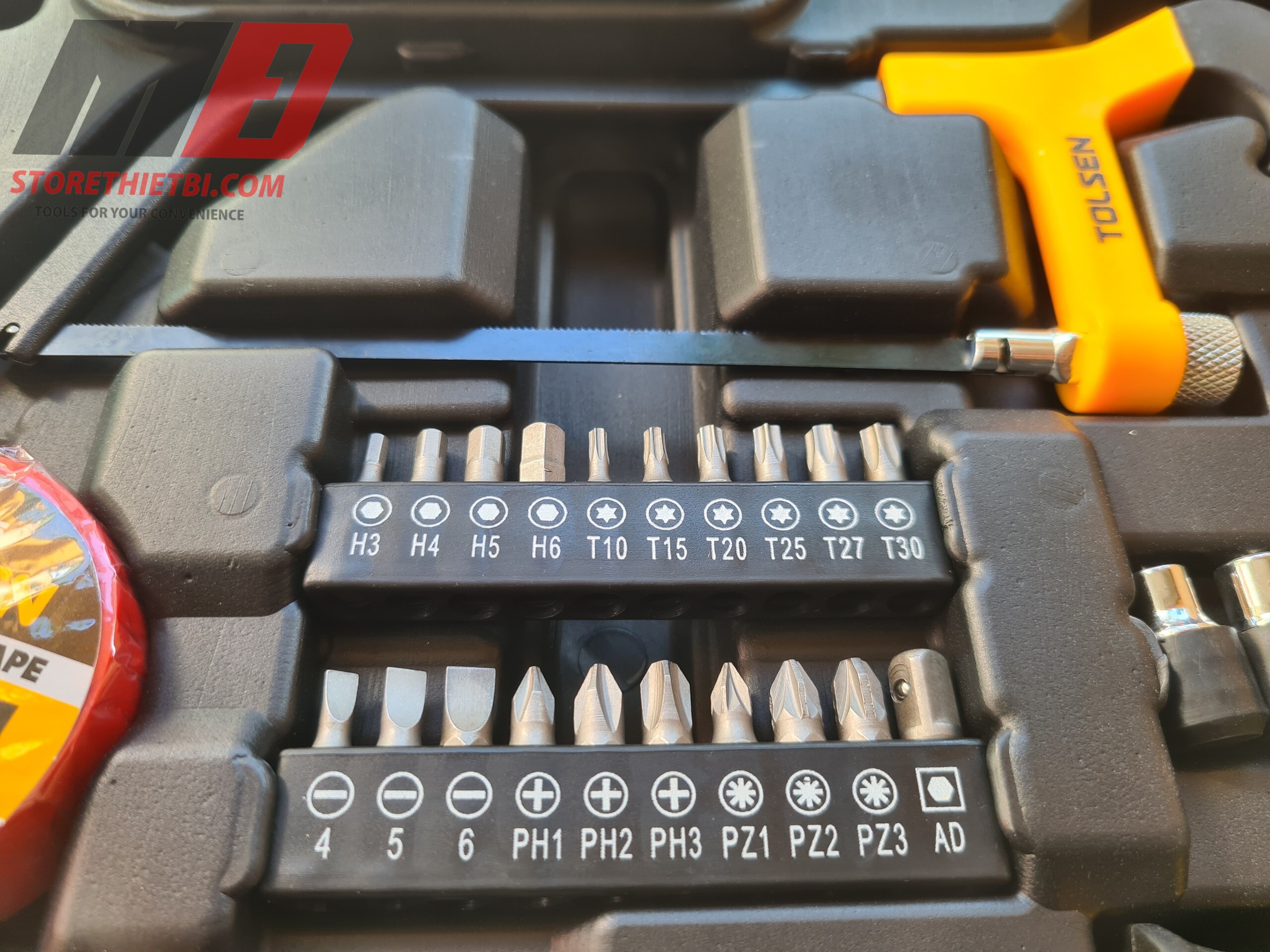 Bộ dụng cụ 119 chi tiết Tolsen 85350