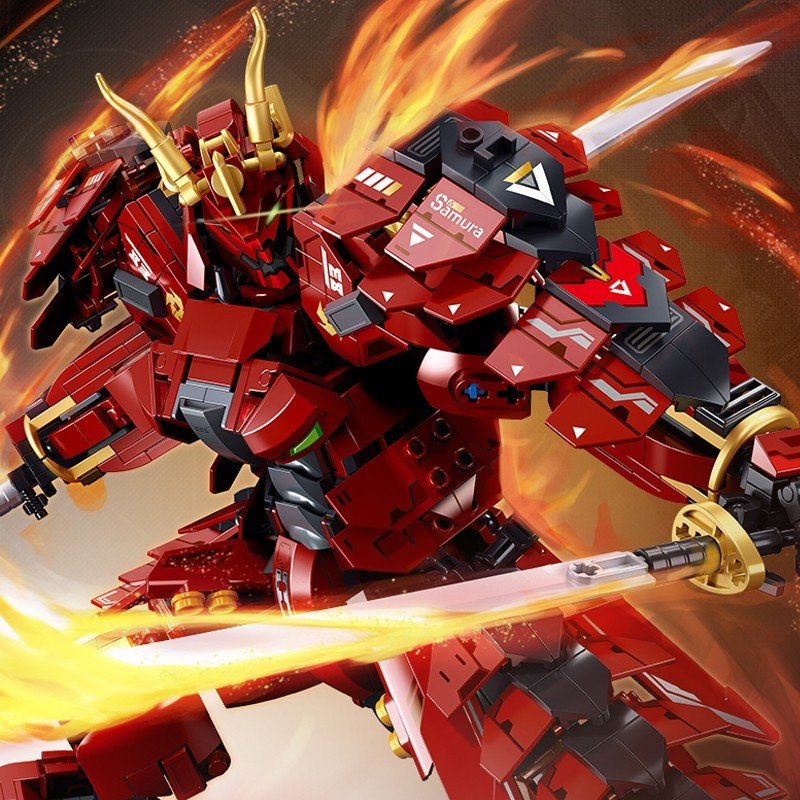 Mô Hình Lắp Ráp KAI SAMURAI Takeda Shingen Sluban  M38-B1183