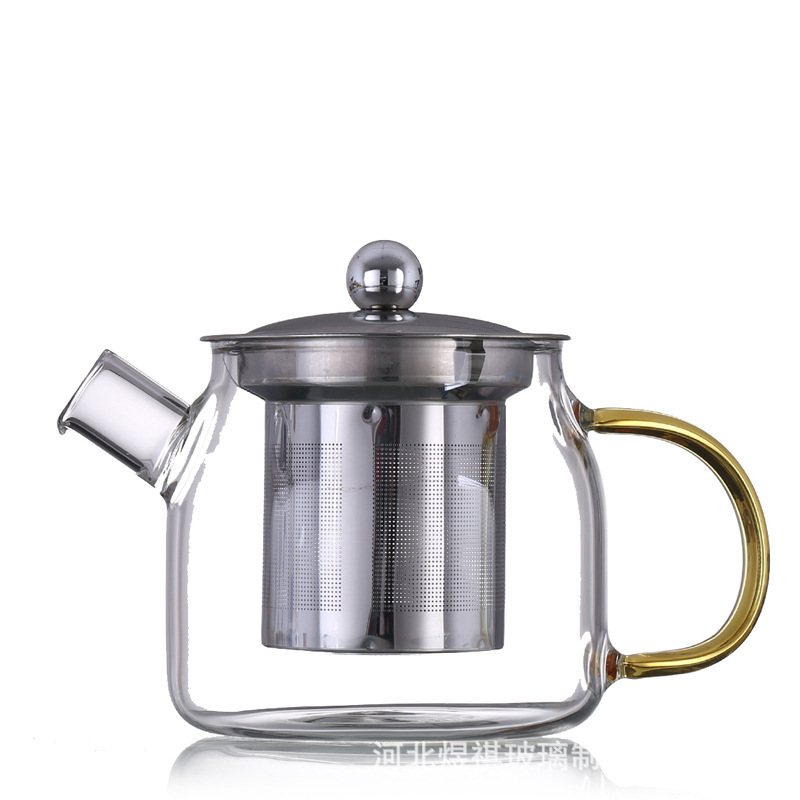 Bình thủy tinh pha trà có lưới lọc dung tích 400 ml