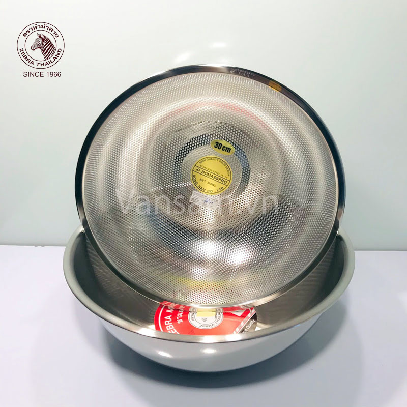 [HCM]Bộ thau rổ 30cm inox 304 cao cấp