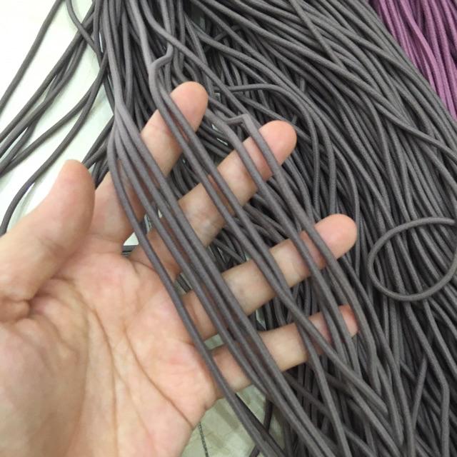 Dây thun làm dây buộc tóc dạng trơn bán theo m