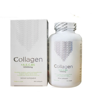 Viên uống bổ sung Collagen +AEC 12000mg Ahlozen 180 viên thumbnail