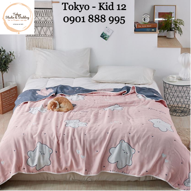 Mẫu 25_Chăn Xô Organic Cotton Dòng Phổ Thông/Basic