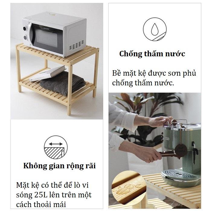 [HCM]Kệ Đa Năng  Lò Vi Sóng 2 Tầng