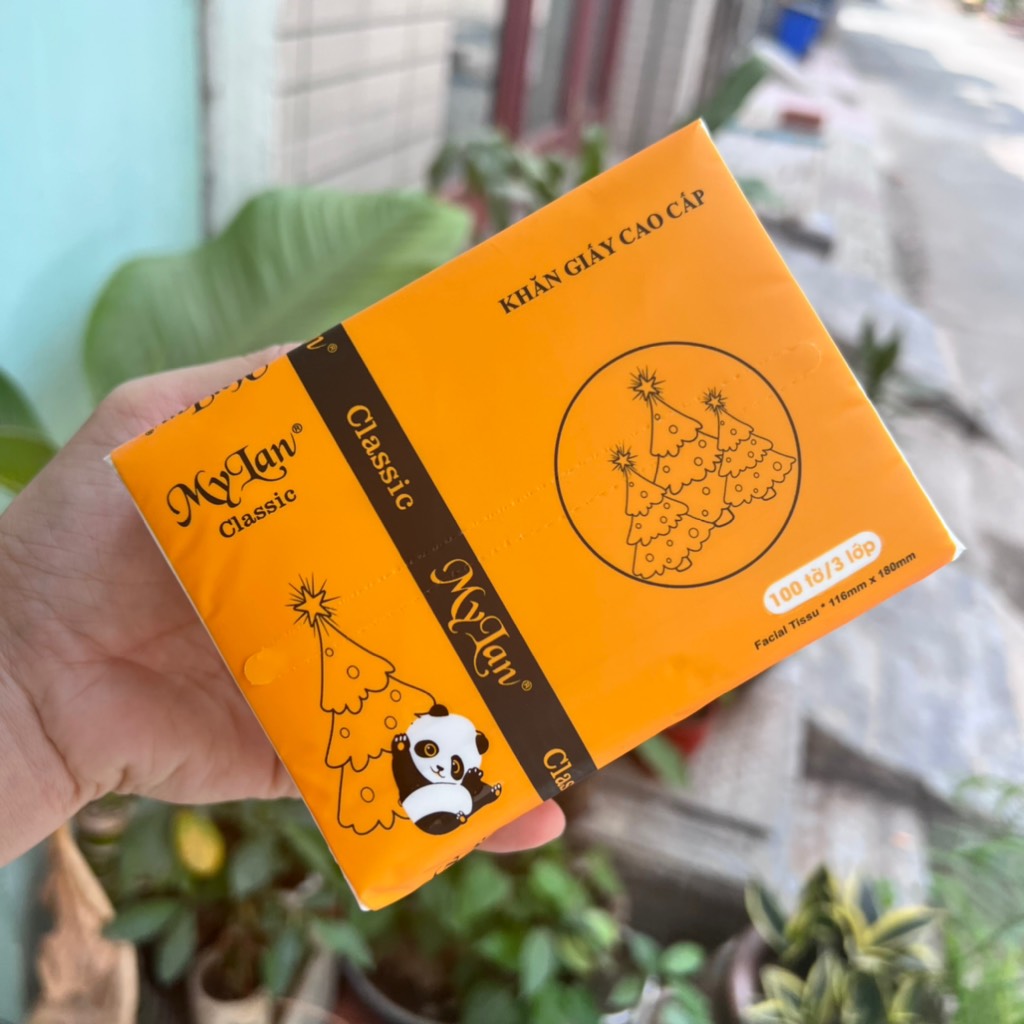 Thùng giấy rút MyLan 3 lớp (thùng 3 màu xanh, hồng, vàng)
