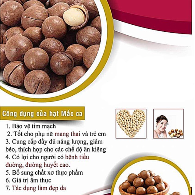 HẠT MACCA NỨT VỎ TỰ NHIÊN FT TÚI 500G