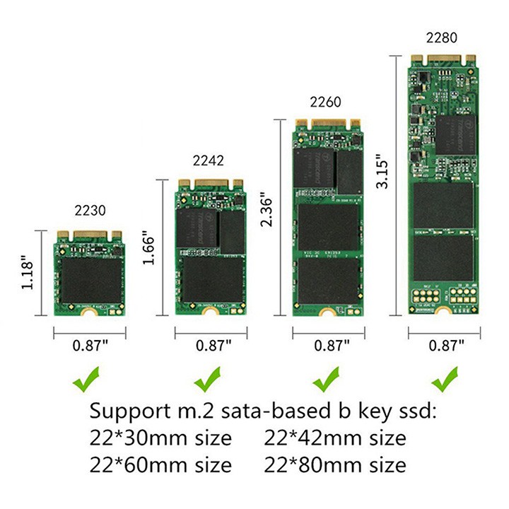 Box SSD M.2 SATA USB-A-C 3.1 3NU31 - BX16