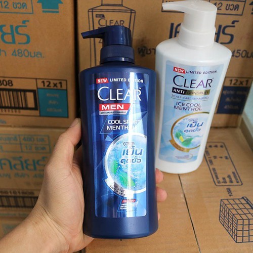 Dầu Gội Đầu Clear 450ml/480ml Thái Lan Mẫu Mới