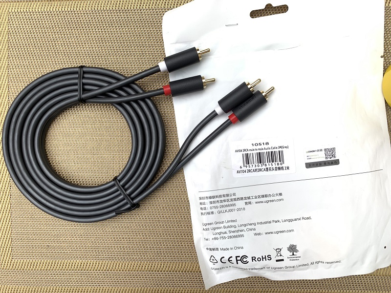 Dây cáp AV 2 đầu RCA dài 1.5M-5M Ugreen