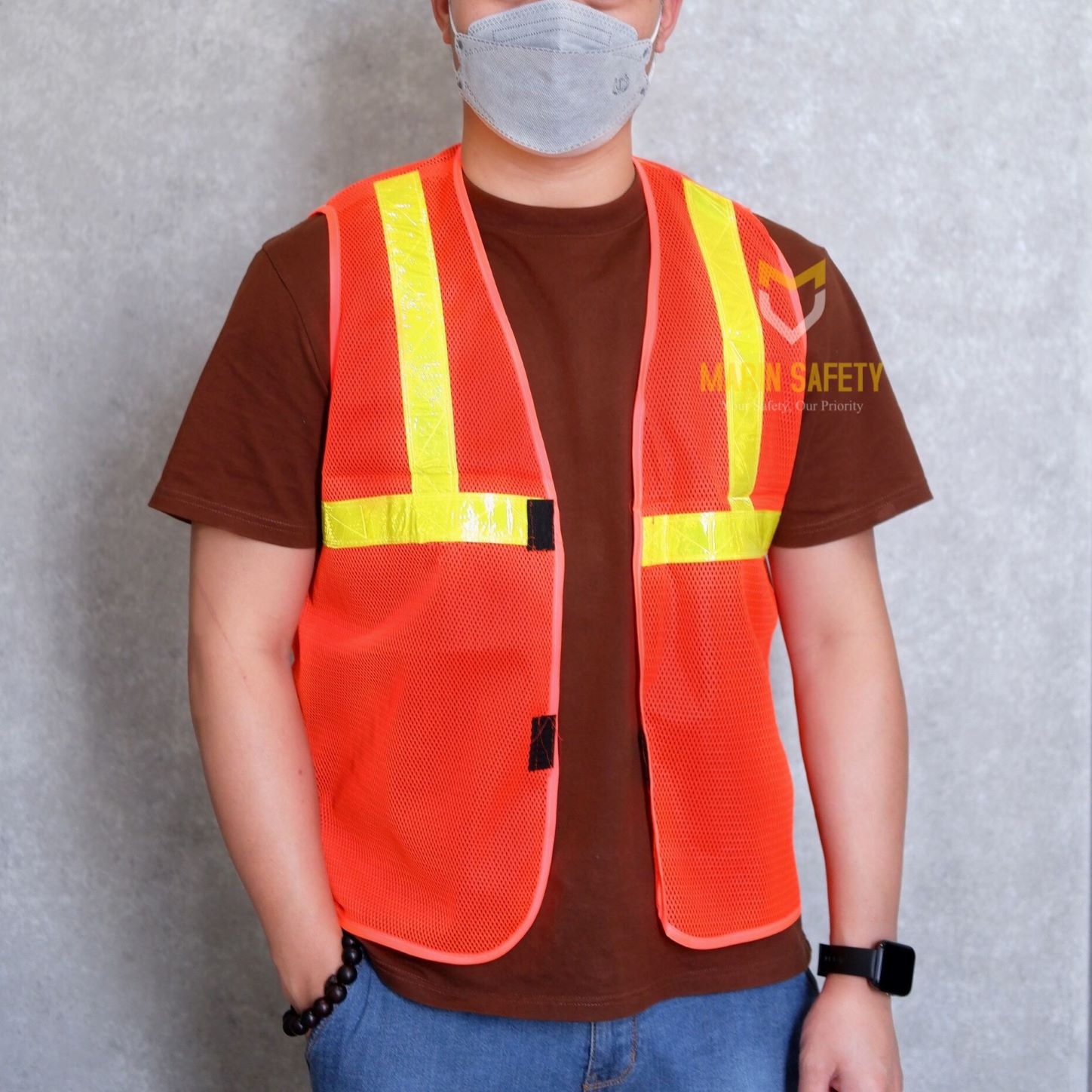 Áo gile phản quang lưới nhiều màu