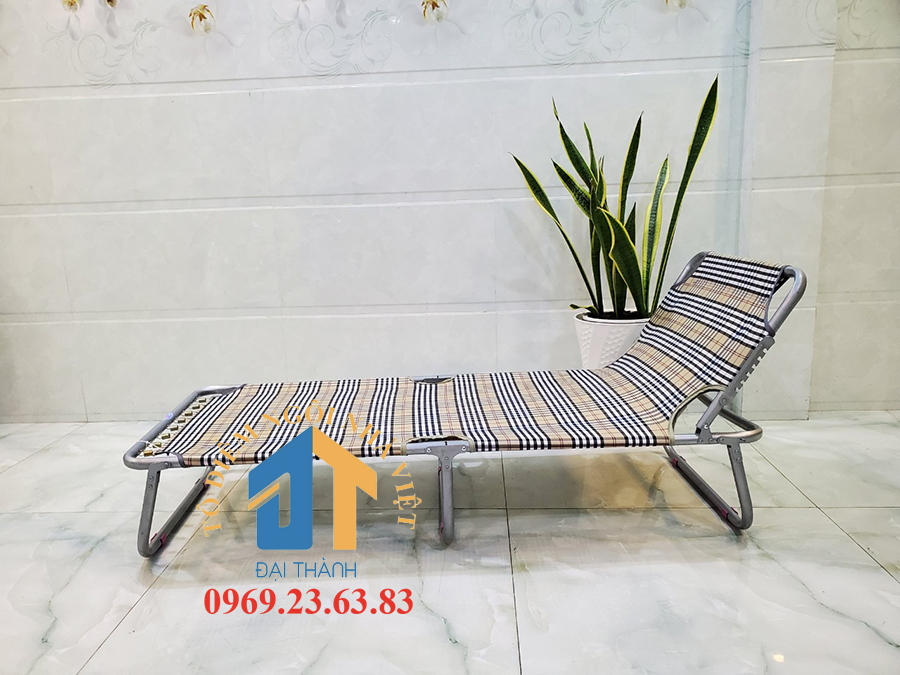 Giường  xếp vải khung sắt cỡ nhỏ ĐẠI THÀNH - GX 04