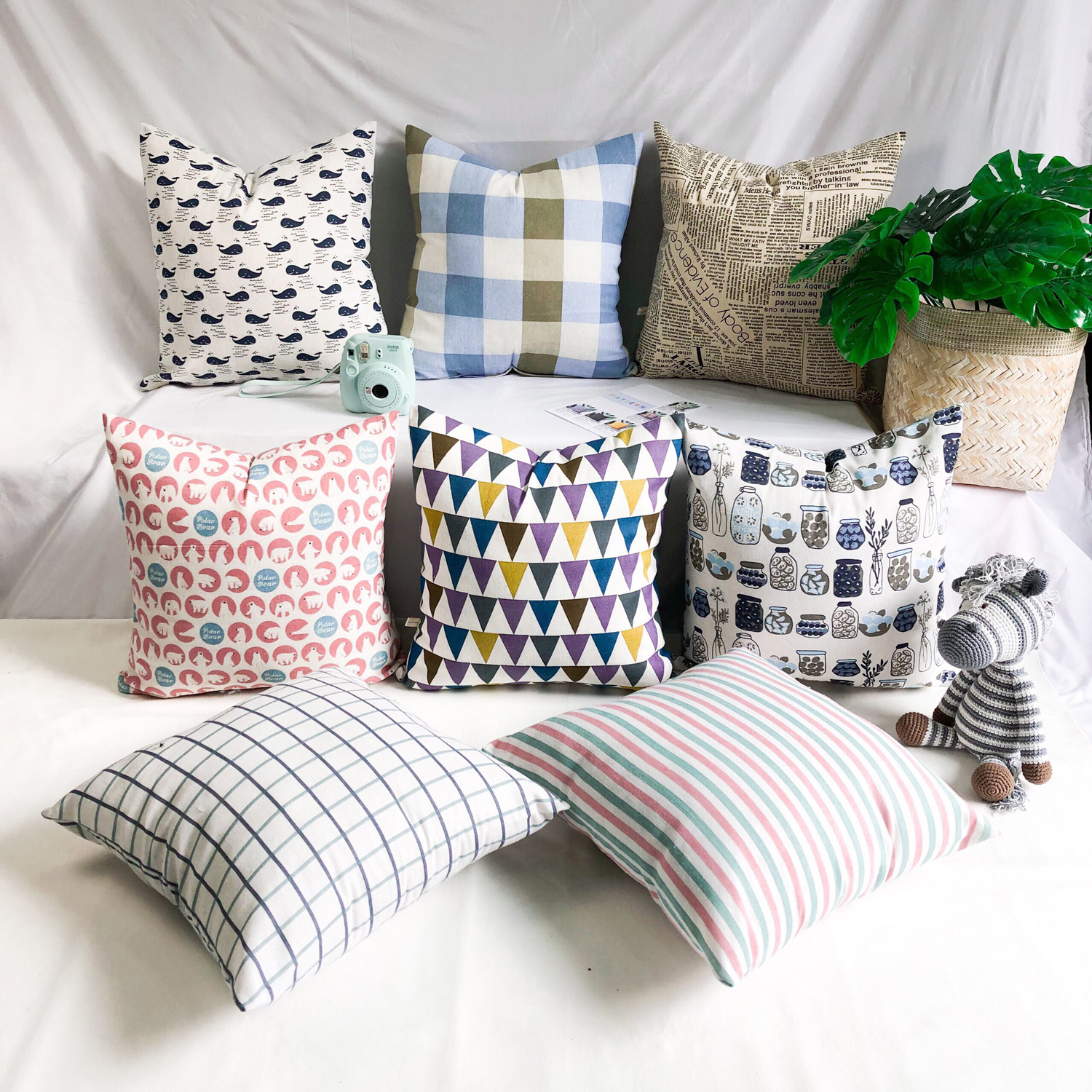 Vỏ Gối Tựa Sofa PATTERN (NO17-32) (45x45cm)