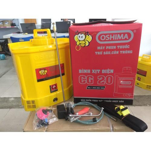 Bình xịt điện Oshima CG 20- diệt côn trùng phòng trừ dịch bệnh cho cây trồng.