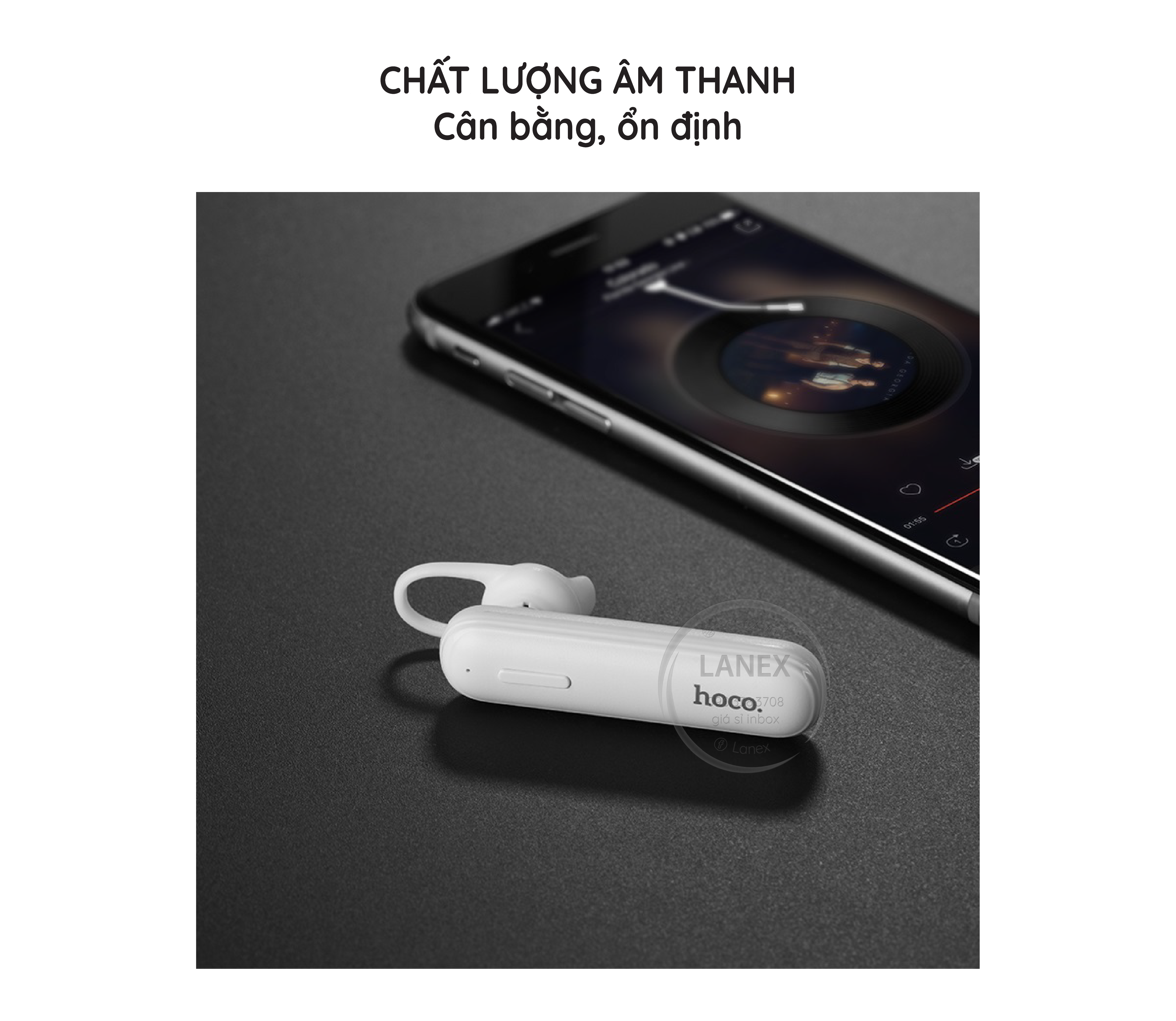 Tai Nghe Bluetooth Hoco E36 1 Bên V4.2 Có Mic
