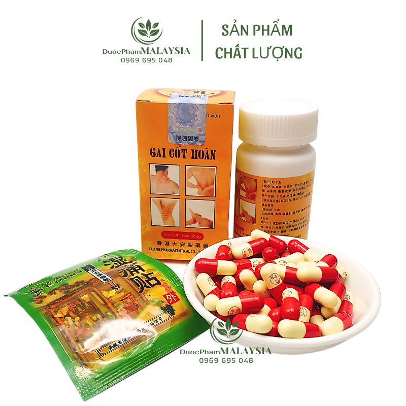 GAI CỐT HOÀN HONGKONG CÓ LÁ CAO XANH (B CHỮ ĐỎ 60 VIÊN) – HỖ TRỢ CÁC VẤN ĐỀ X.ƯƠNG KHỚP