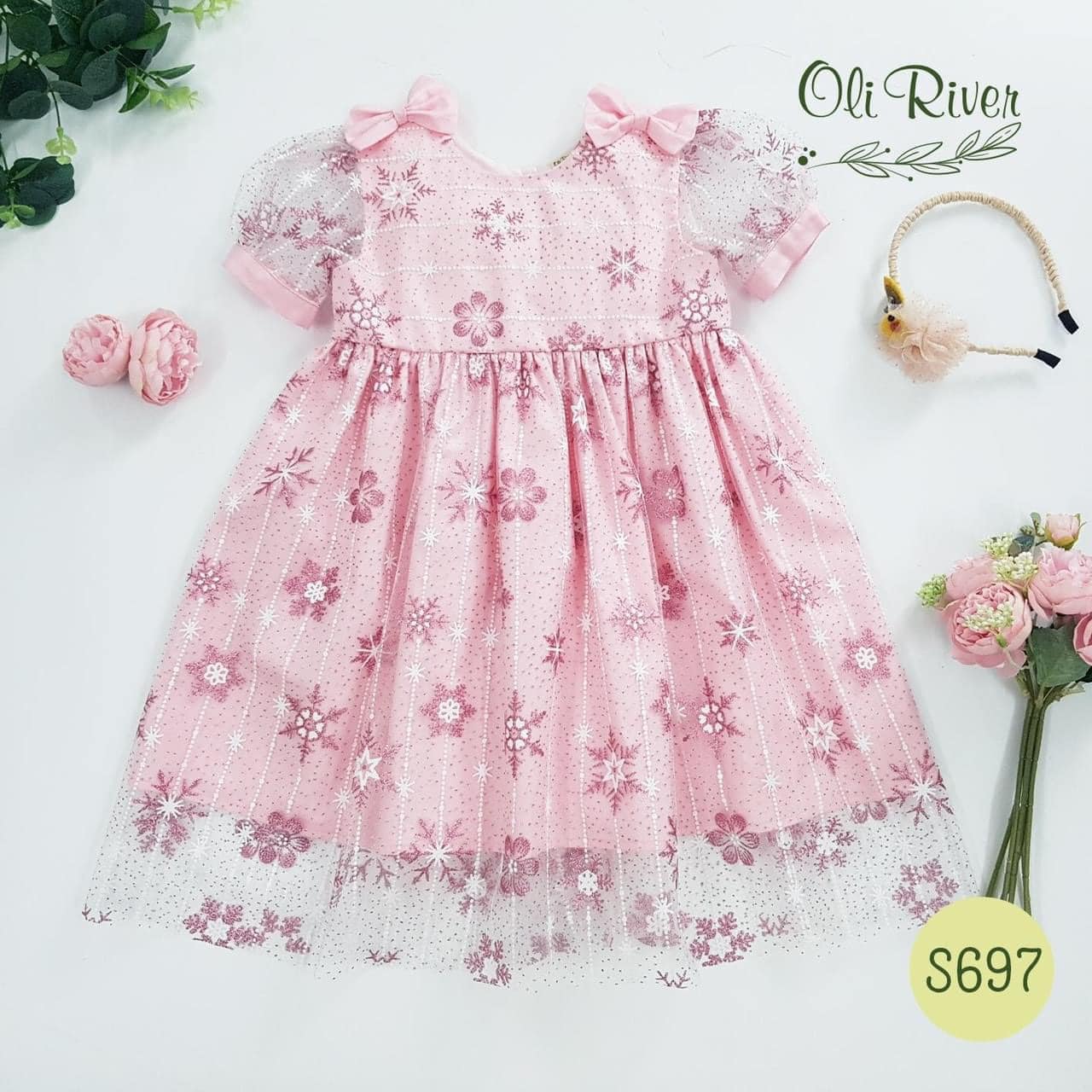 Váy Elsa Oli River đọc đáo cho bé gái
