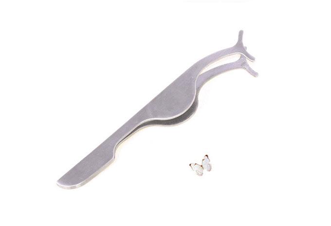 False eyelash tweezers, super strong eyelash tweezers, cheap tweezers, false eyelash tweezers, false eyelash tweezers, false eyelash folding tool