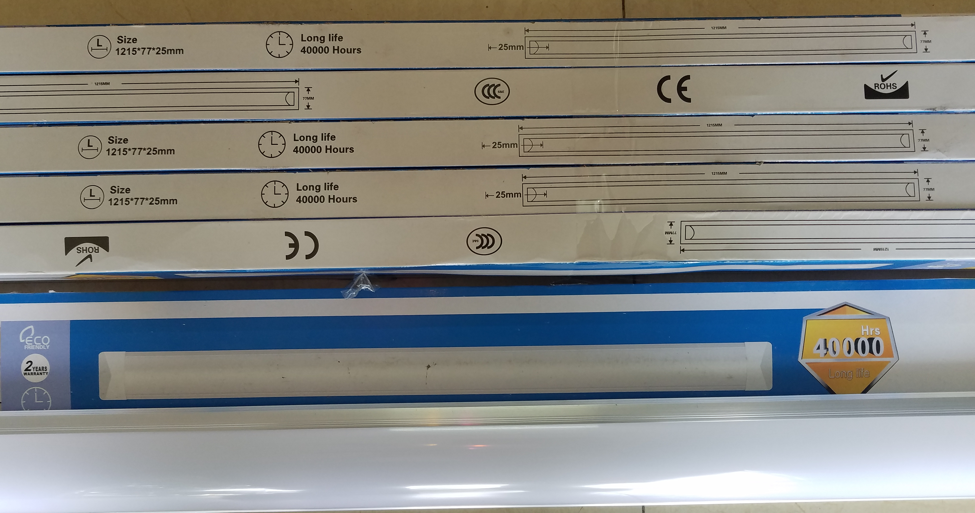 COMBO 3 ĐÈN TUÝP LED BÁN NGUYỆT 1M2 40W