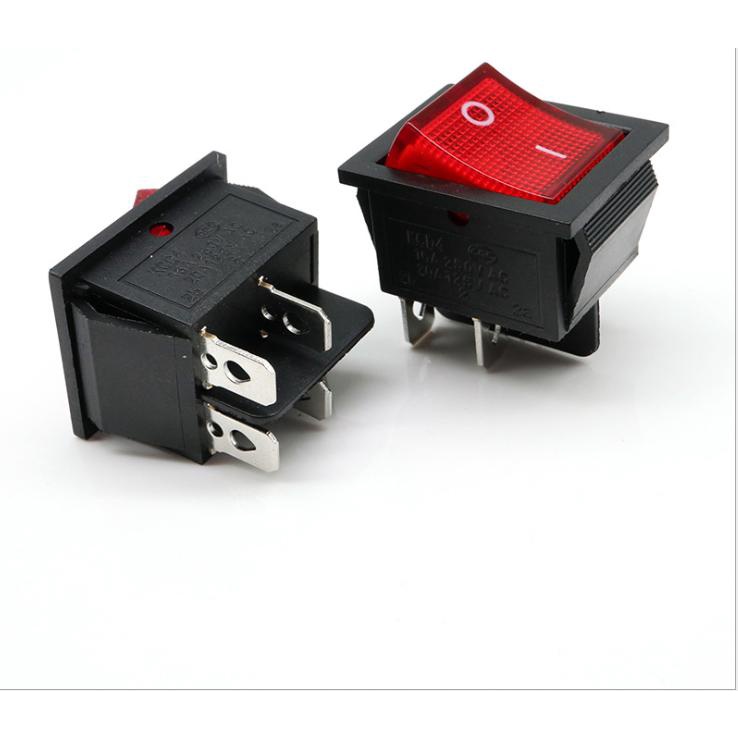 Công Tắc bập bênh KCD4 16A/250V 4Pin 31x25mm