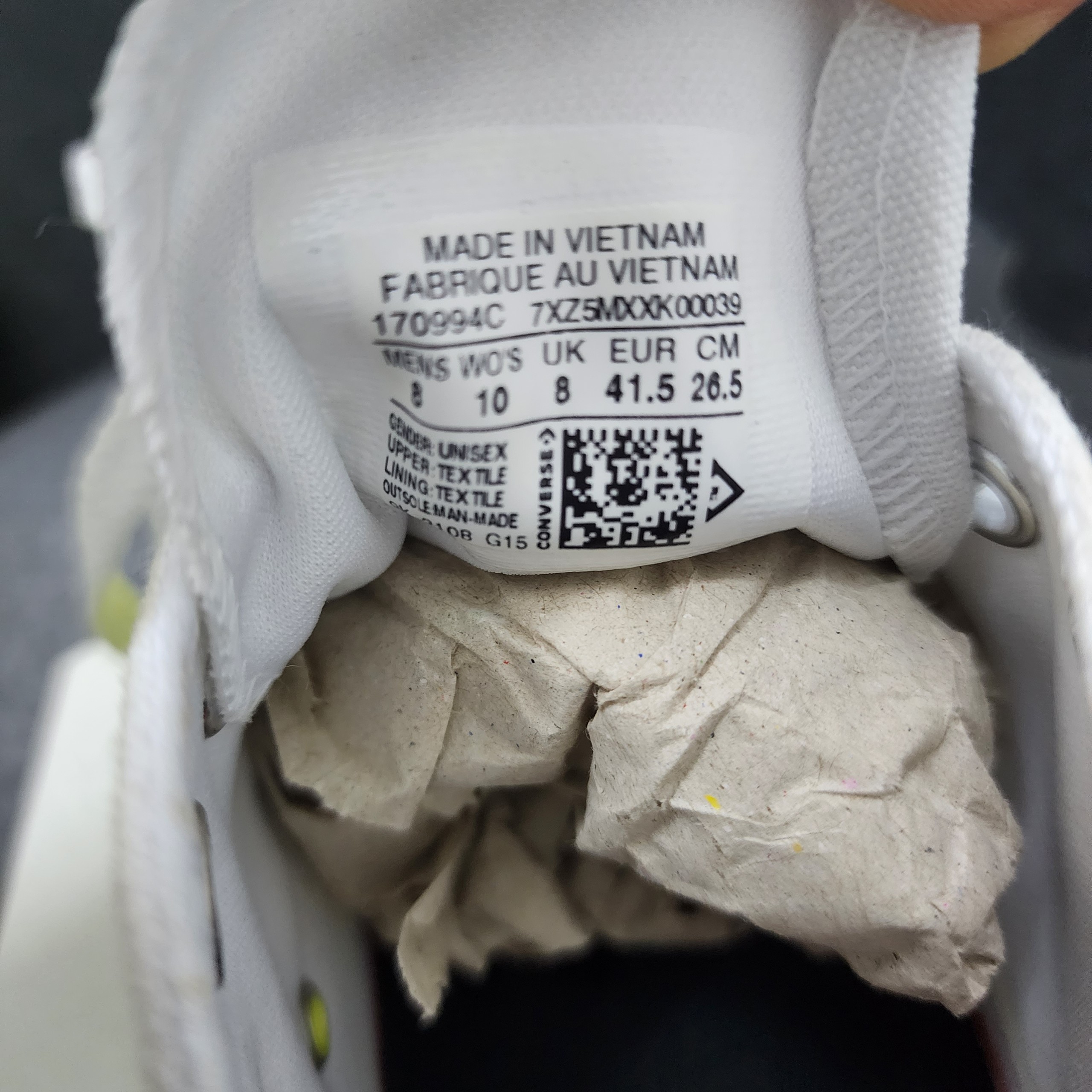 [ Chính hãng ] Giày Converse CX trắng xanh lime cổ thấp nam