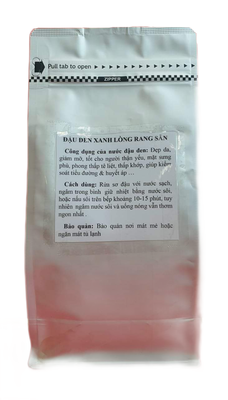 1kg trà đậu đen xanh lòng rang sẵn ( đóng túi zip/hút chân không)