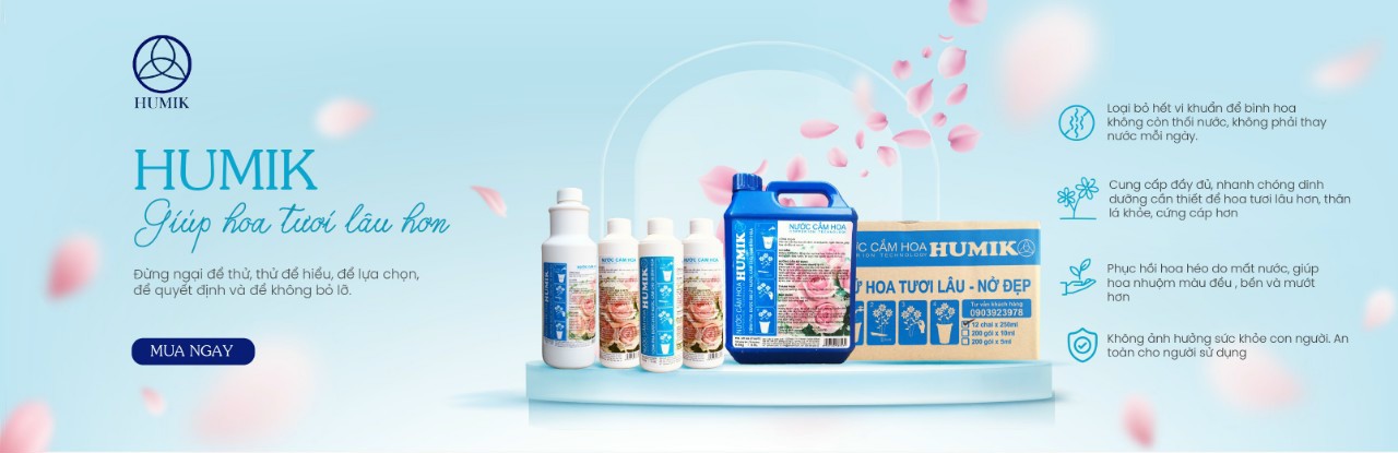 Nước Dưỡng Hoa Humik Túi 10 gói 5ml.