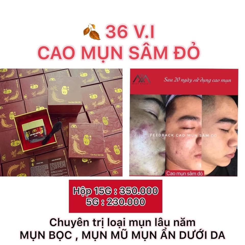 COMBO CỐT HUYẾT THANH THẢO DƯỢC 36 VỊ & CAO MỤN SÂM ĐỎ
