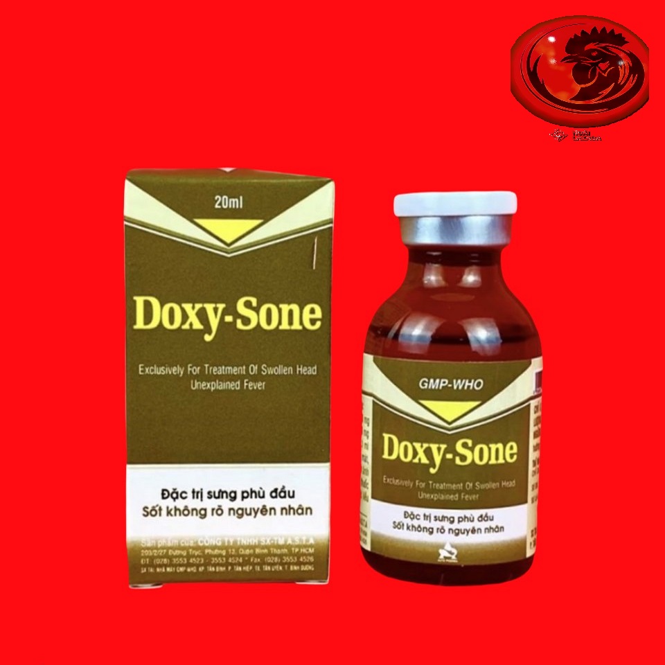DOXY - SONE 20ml  sưng phù đầu, sốt dành cho gà đá