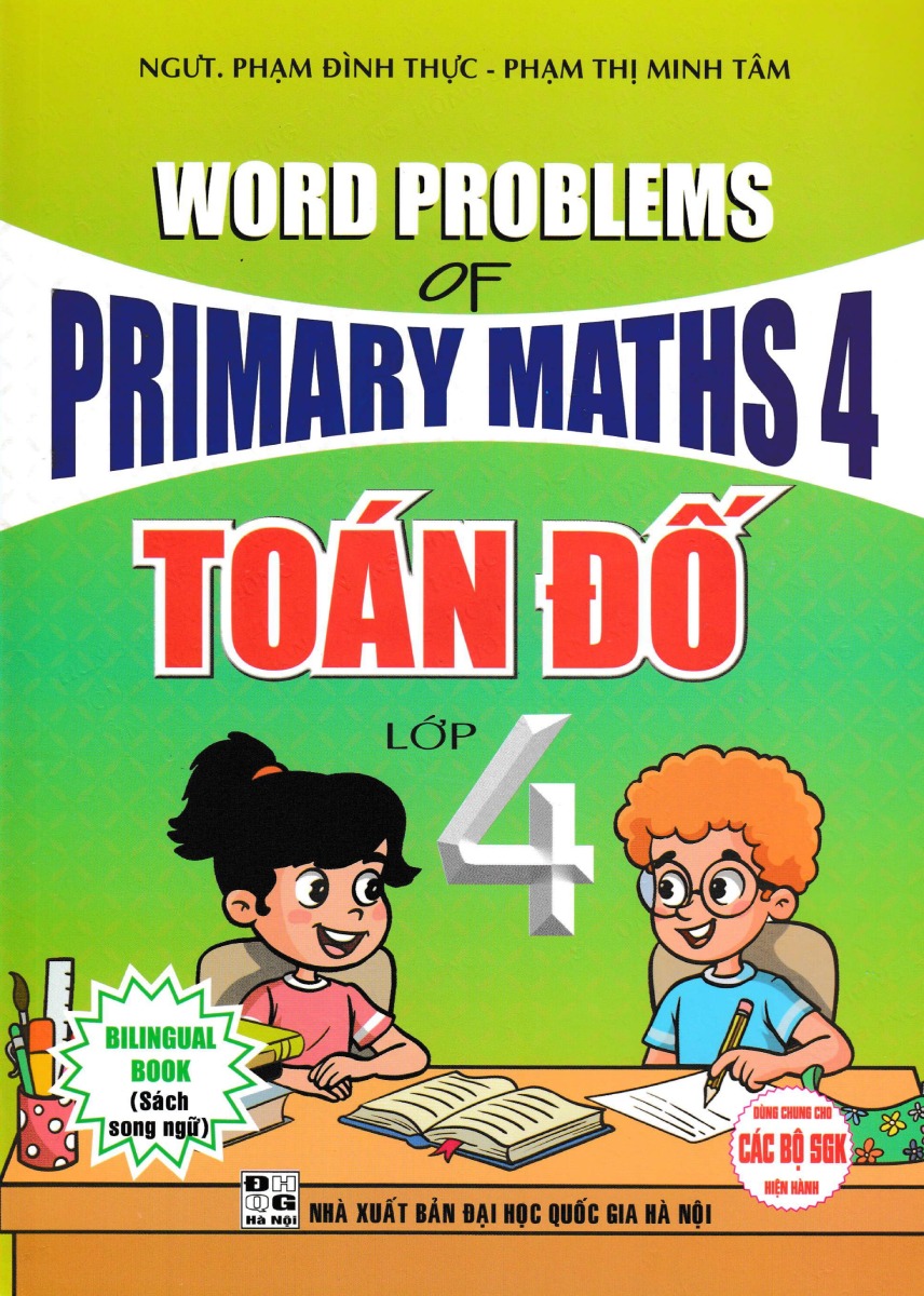 Sách - Toán Đố Lớp 4 - Word Problems Primary Maths 4 (Dùng Chung Cho Các Bộ SGK Hiện Hành) - HA - Newshop