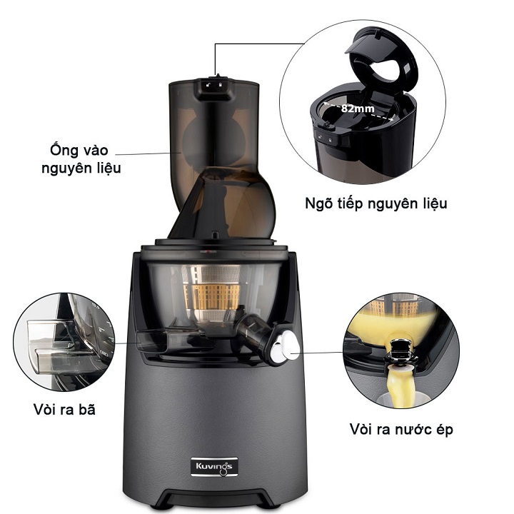 Máy ép chậm  Kuvings evo820 - Hàn quốc