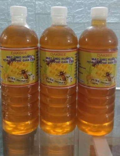 [Freeship] 1 LÍT (1300 gr) Mật ong rừng hoa cà phê nguyên chất Daklak