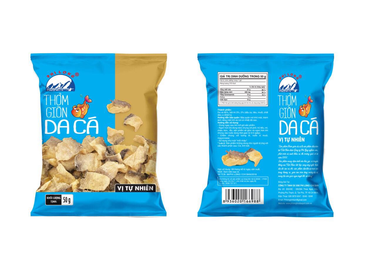 Da cá vị tự nhiên 50gr